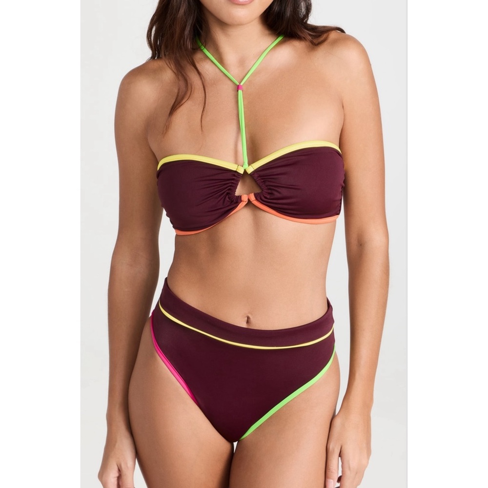 Agua Bendita | Erma Bikini Top and Bottom Set | Size XL